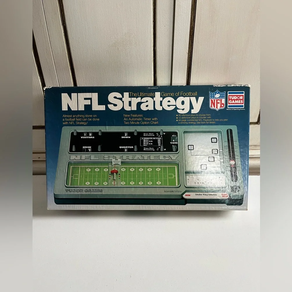 Vintage 1981 Tudor Games The Ultimate Game of Football NFL Strategy Incomplete